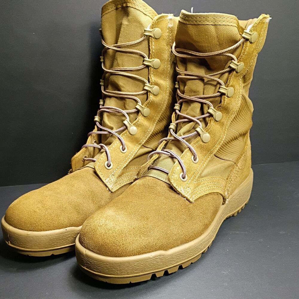 McRae Army Combat Boots 8.5R Hot Weather Boot w/ Vibram Outsole Size 8.5R Mens